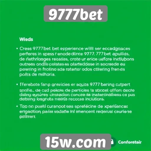 Experiência do usuário no 9777bet analisada